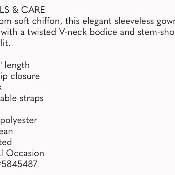 NEW HARLYN Anthropologie PALE PINK Twist Detail SLEEVELESS Evening Dress GOWN S - Picture 3 of 10